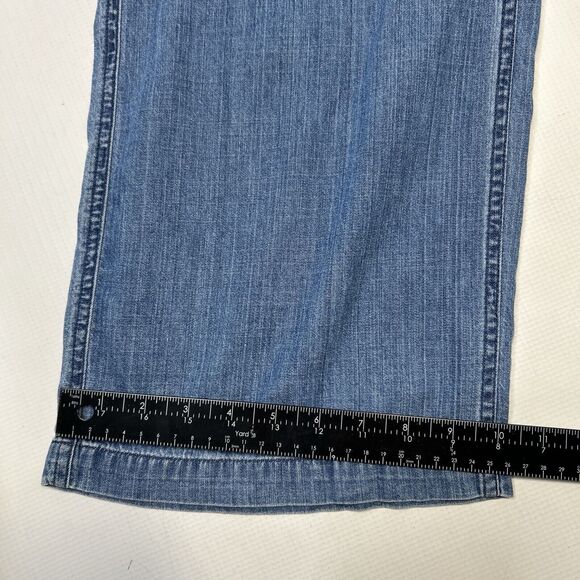 J CREW Point Sur Wide Leg Tailored Indigo Blue Denim Jumpsuit Size 6 Sleeveless - Picture 9 of 16